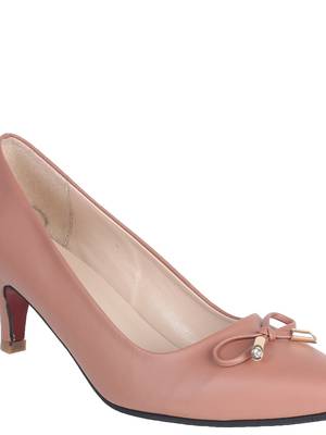pink solid synthetic sandals 5