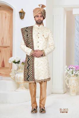 White embroidered fancy fabric indo-western-dresses 1