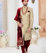 Multicolor embroidered fancy fabric indo-western-dresses