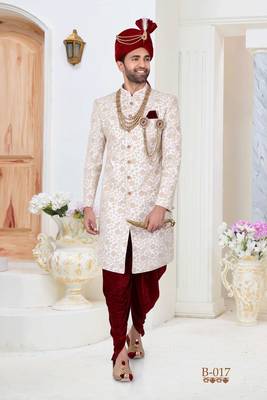White embroidered fancy fabric indo-western-dresses 1