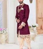 White embroidered fancy fabric indo-western-dresses