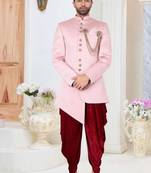 Multicolor plain fancy fabric indo-western-dresses