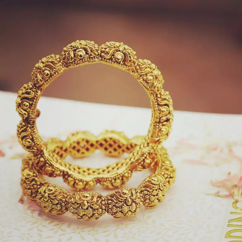 Ladoo Temple Bangle