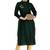 Women Embroidered Poly Silk Straight Kurta