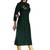Women Embroidered Poly Silk Straight Kurta