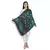 Black & Multicolor Viscose Rayon Woven Design Geometric Animal Print Reversible Shawl