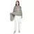 Multicolor Viscose Rayon Woven Design Striped Stole Scarf