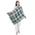 Navy Brown & Multicolor Viscose Rayon Woven Design Checkered scarf
