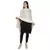 Ivory Viscose Rayon Solid Stole