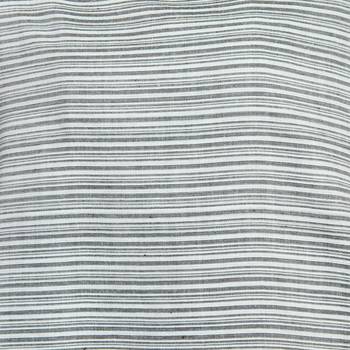 White & Black Viscose Rayon Woven Design Striped Stole 4