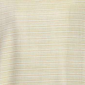 Natural & Navy Viscose Rayon Woven Design Striped Stole 4