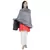 Silver Modal Solid Reversible Shawl