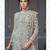 Green Heavy Embroidered Net Pakistani Sharara Suit