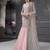 Baby Pink Heavy Embroidered Net Pakistani Sharara Suit