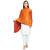Rust/Orange Modal Solid Reversible Shawl