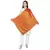 Rust/Orange Modal Solid Reversible Shawl