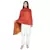 Rust/Orange Modal Solid Reversible Shawl