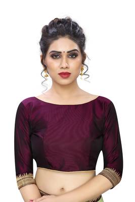 Green Embroidered Silk Saree With Blouse 4