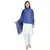Royal Blue Viscose Rayon Solid scarf