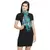 Blue & Multicolor Viscose Rayon Printed Floral Stole