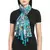 Blue & Multicolor Viscose Rayon Printed Floral Stole