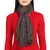 Brown Cotton Solid Crinkle Stole