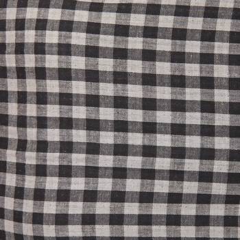 Black & Grey Viscose Rayon Woven Design Checkered Striped Reversible scarf 5