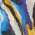 Blue & Multicolor Chiffon Printed Animal scarf