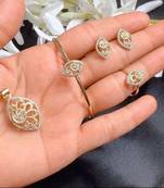 Gold diamond jewellery-combo
