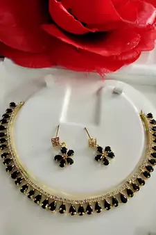 Black necklaces