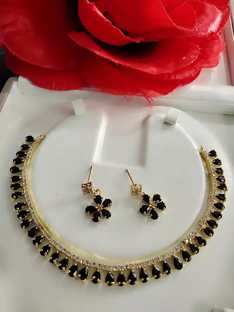 Black necklaces