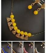 Yellow Pearl Mangalsutra