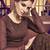 Light-chocolate diamond work faux georgette salwar