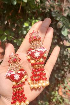 Traditional Meenakari Art Floral Design