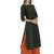 Womens Embroidered Straight Polly Silk Kurta