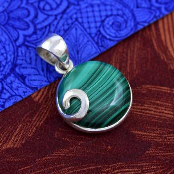 Green Malachite Pendants 3