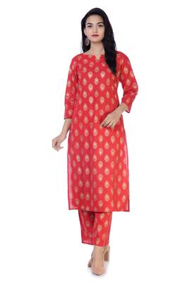 Multicolor printed cotton kurtas-and-kurtis 1