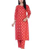 Multicolor printed cotton kurtas-and-kurtis