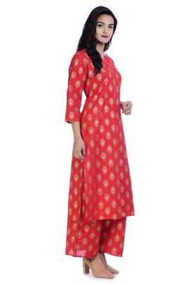 Multicolor printed cotton kurtas-and-kurtis 2