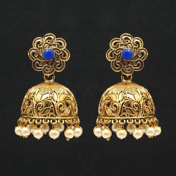 Blue Jhumkas 1