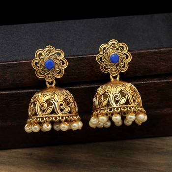 Blue Jhumkas 2