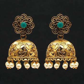 Green Jhumkas 1