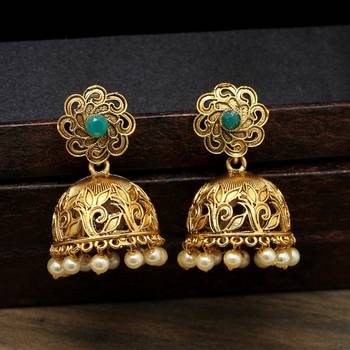 Green Jhumkas 2