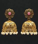Pink Jhumkas