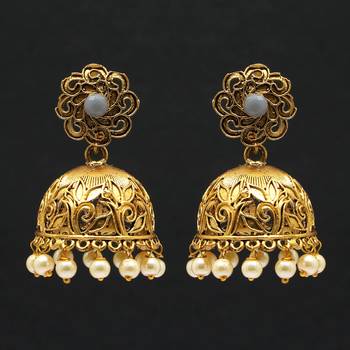 Grey Jhumkas 1