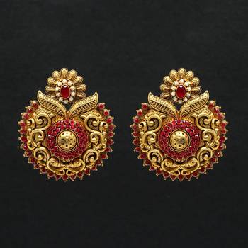 Maroon Danglers Drops 1