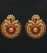 Maroon Danglers Drops