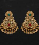 Maroon Danglers Drops