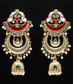 Maroon Danglers Drops