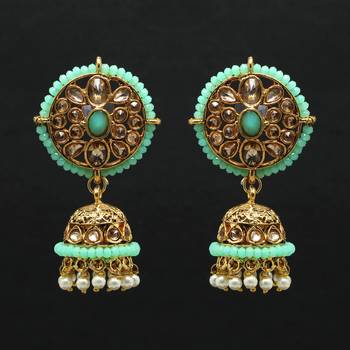 Green Jhumkas 1